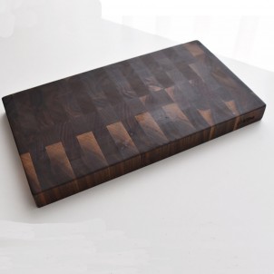 신현공예 월넛 호두 통원목 우드 주방 수제 양면 플레이팅 사각 대형 엔드그레인 나무도마